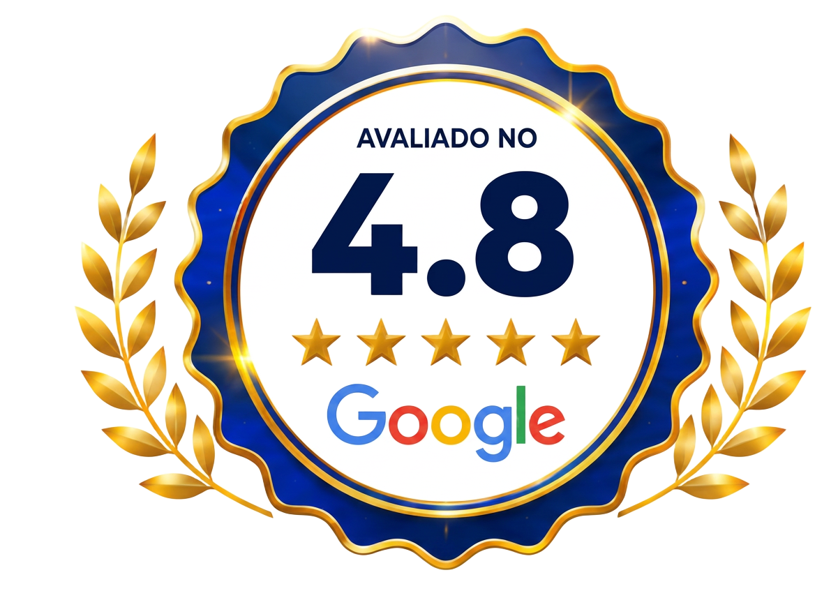 Avaliado 4.8 no Google